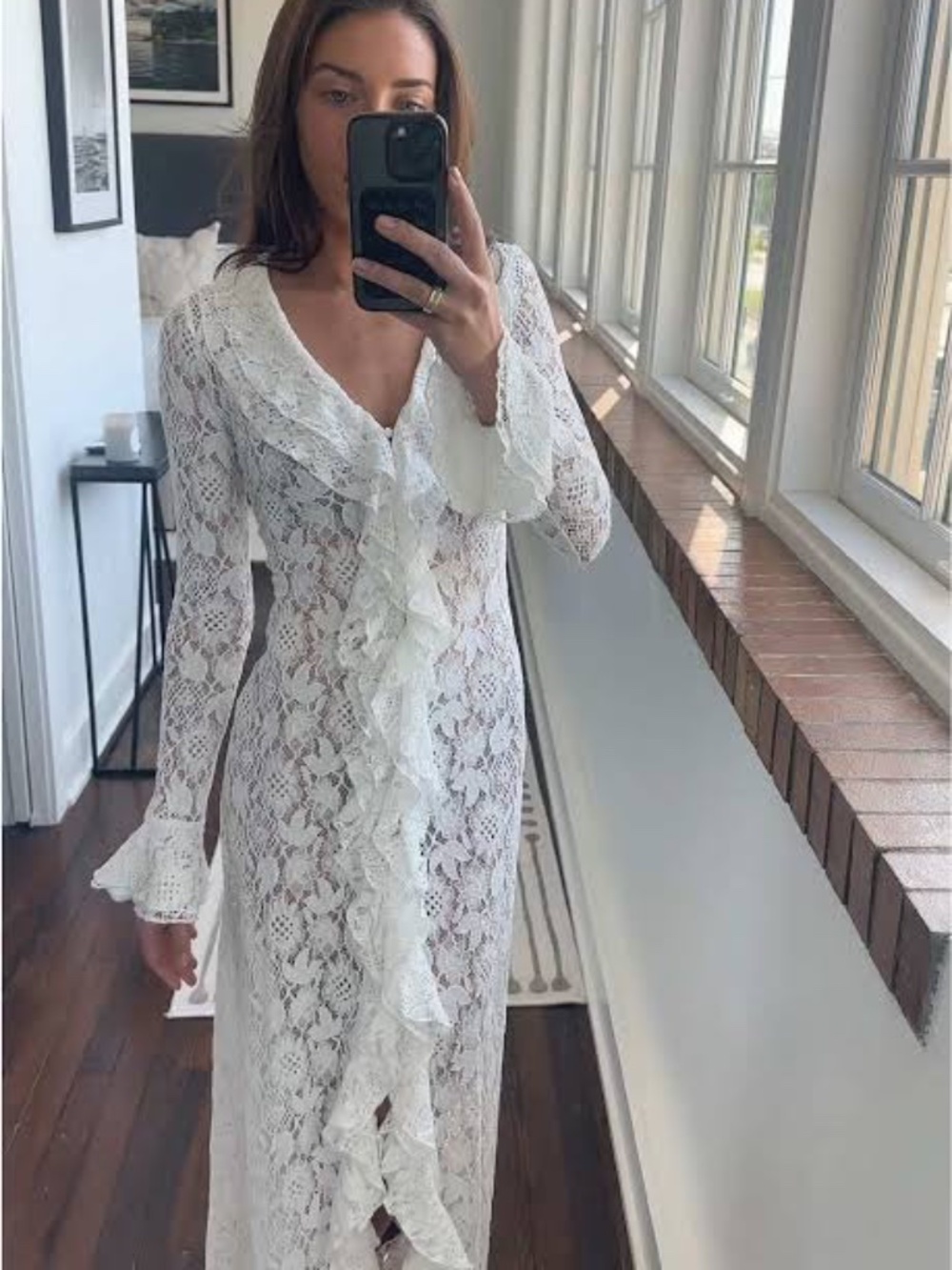 Arakii Lace Frill Dress NEVER WORN